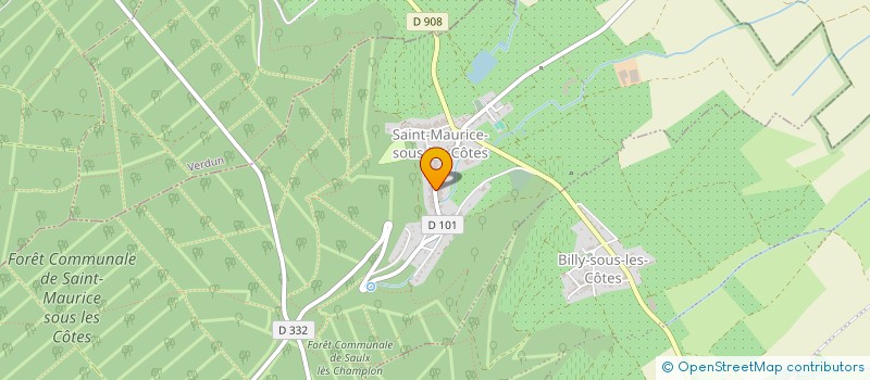 localisation de l'entreprise MADAME SANDRINE PENNESI à SAINT-MAURICE-SOUS-LES-COTES