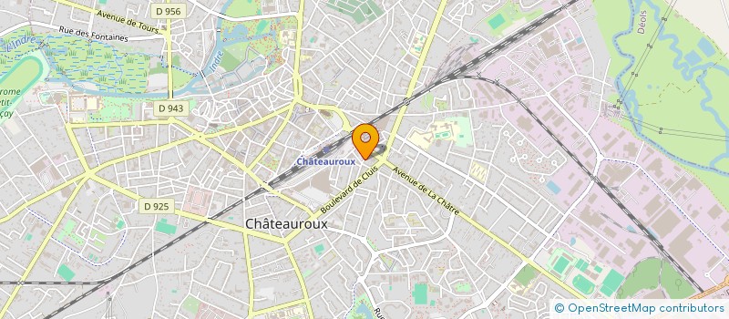 localisation de l'entreprise MADAME SANDRINE PENOT à CHATEAUROUX