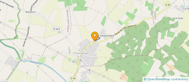 localisation de l'entreprise MADAME SANDRINE PERCEVEAU  BRISSAC LOIRE AUBANCE