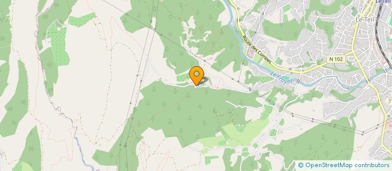 localisation de l'entreprise MADAME SANDRINE PERIQUET  LE TEIL