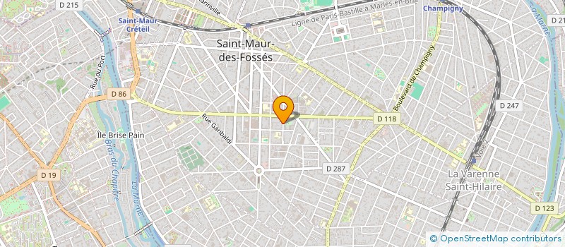localisation de l'entreprise MADAME SANDRINE PERISSE à SAINT-MAUR-DES-FOSSES