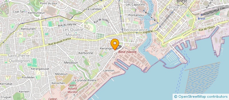 localisation de l'entreprise MADAME SANDRINE PERON à BREST