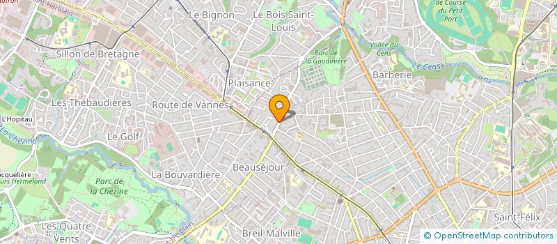 localisation de l'entreprise MADAME SANDRINE PERON à NANTES