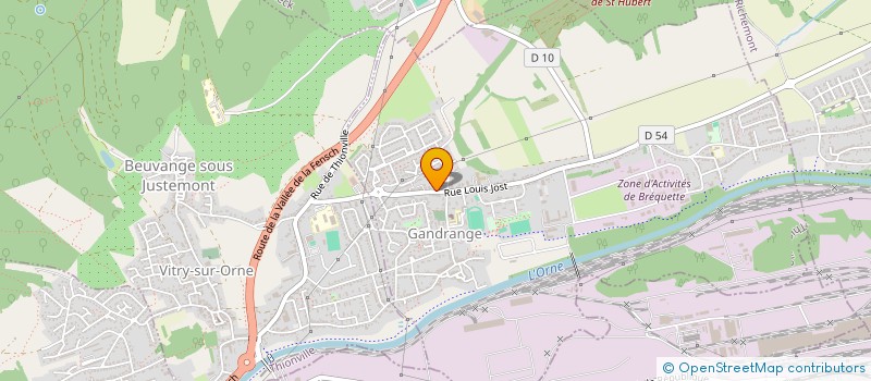 localisation de l'entreprise MADAME SANDRINE PERROTIN  GANDRANGE