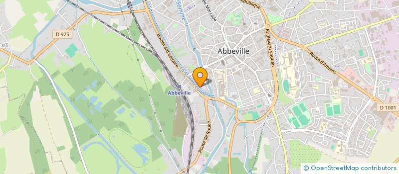 localisation de l'entreprise MADAME SANDRINE PERTIN à ABBEVILLE