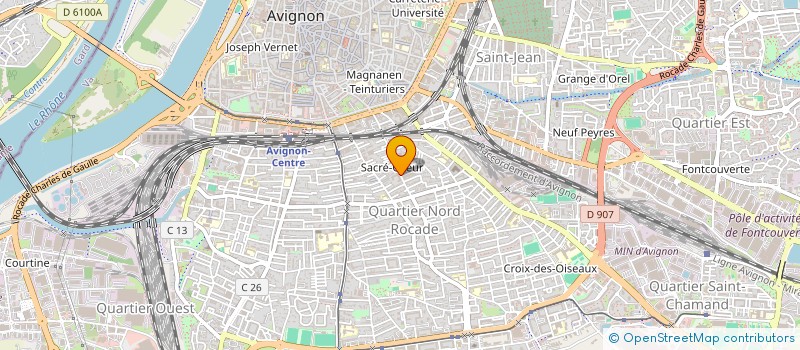 localisation de l'entreprise MADAME SANDRINE PETIOT  AVIGNON