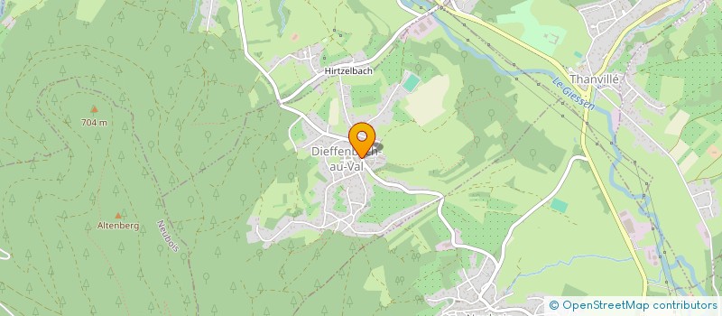 localisation de l'entreprise MADAME SANDRINE PETITJEAN  DIEFFENBACH-AU-VAL