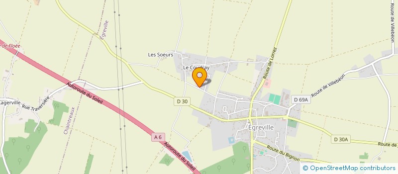 localisation de l'entreprise MADAME SANDRINE PETITJEAN à EGREVILLE