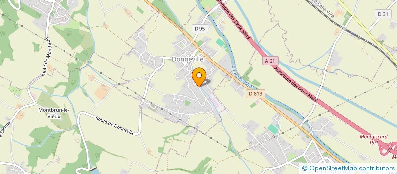 localisation de l'entreprise MADAME SANDRINE PETITOT  DONNEVILLE