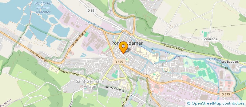 localisation de l'entreprise MADAME SANDRINE PEUFFIER à PONT-AUDEMER