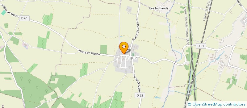 localisation de l'entreprise MADAME SANDRINE PEYRARD  LIGNE