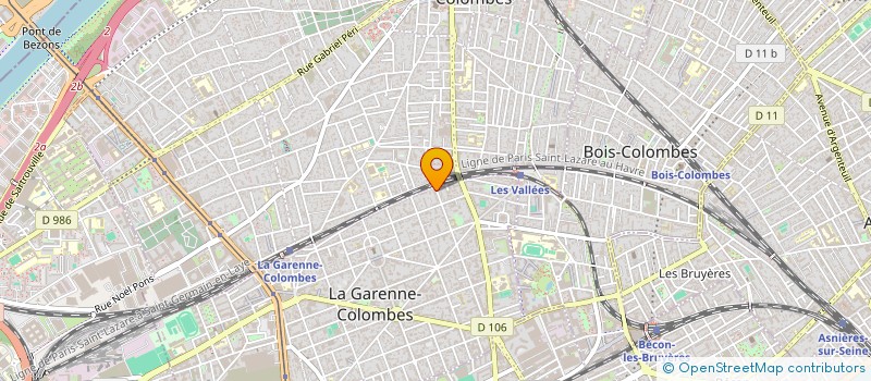 localisation de l'entreprise MADAME SANDRINE PEYRAT à LA GARENNE-COLOMBES