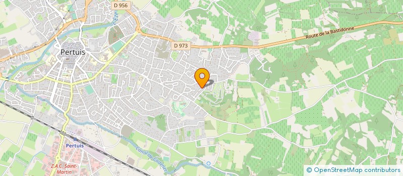 localisation de l'entreprise MADAME SANDRINE PEYRON  PERTUIS