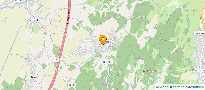 localisation de l'entreprise MADAME SANDRINE PEYRONEL  QUINTIGNY