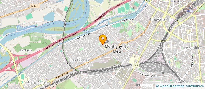 localisation de l'entreprise MADAME SANDRINE PFEIFFER à MONTIGNY-LES-METZ