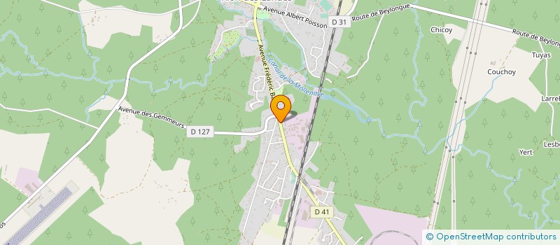 localisation de l'entreprise MADAME SANDRINE PHILIBERT  RION-DES-LANDES