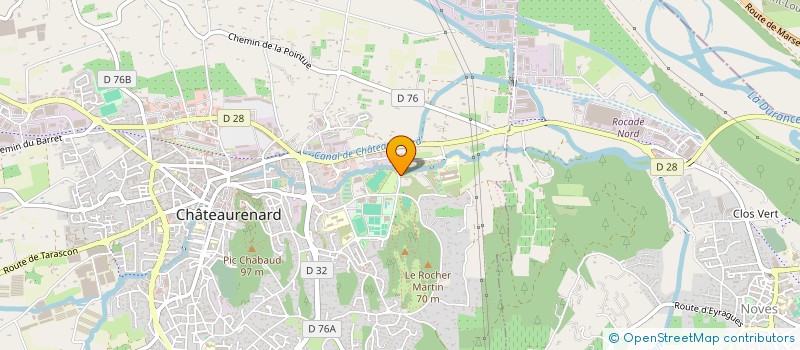 localisation de l'entreprise MADAME SANDRINE PHILIPPE  CHATEAURENARD