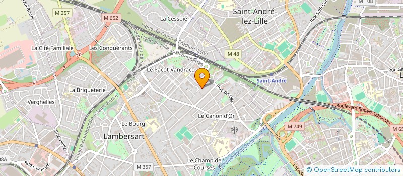localisation de l'entreprise MADAME SANDRINE PHILIPPE à LAMBERSART