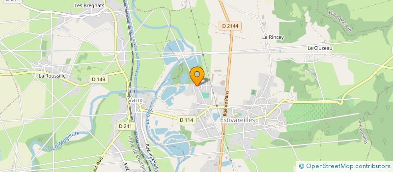 localisation de l'entreprise MADAME SANDRINE PICAUD  ESTIVAREILLES