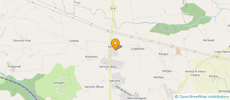 localisation de l'entreprise MADAME SANDRINE PICHON  BANNALEC