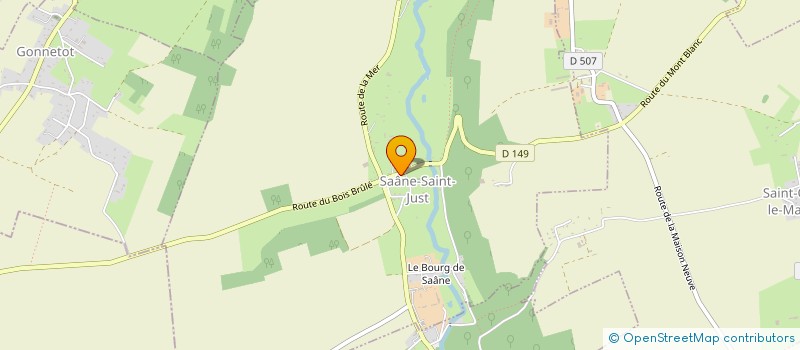 localisation de l'entreprise MADAME SANDRINE PIERCHON  SAANE-SAINT-JUST