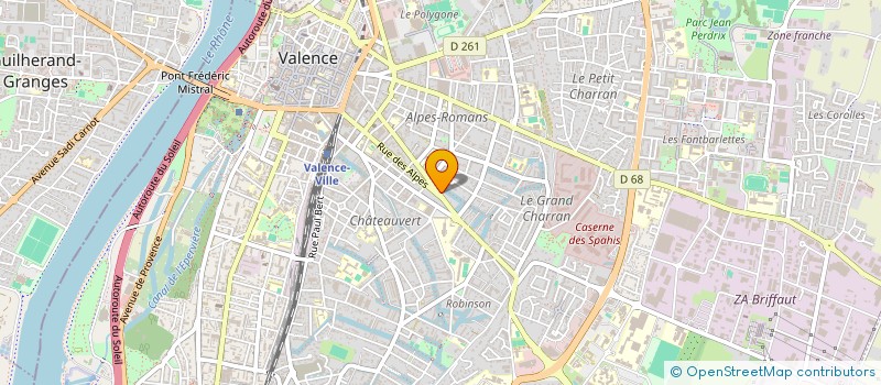localisation de l'entreprise MADAME SANDRINE PIERRE à VALENCE