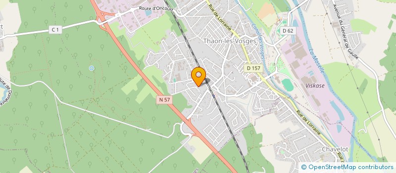 localisation de l'entreprise MADAME SANDRINE PIERRE  THAON-LES-VOSGES