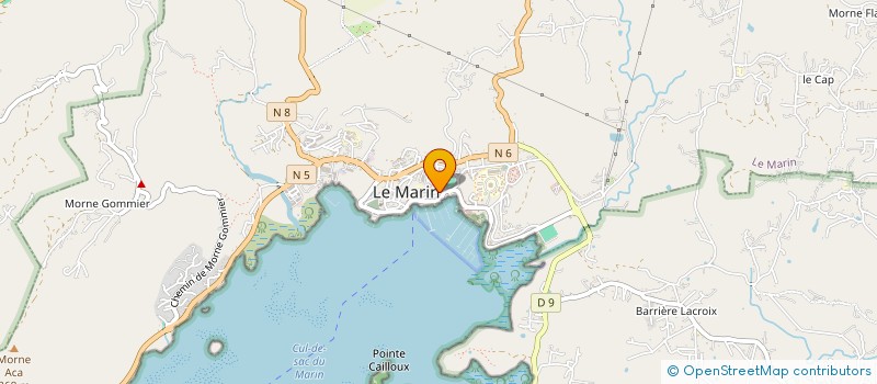 localisation de l'entreprise MADAME SANDRINE PIERRE-PAUL  LE MARIN