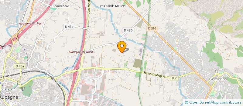 localisation de l'entreprise MADAME SANDRINE PIGNOL à AUBAGNE