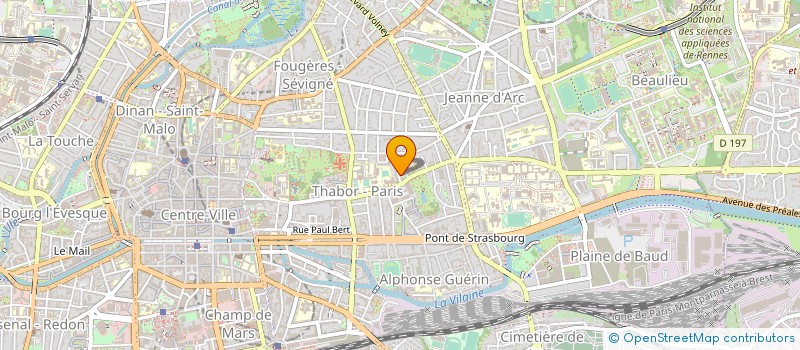 localisation de l'entreprise MADAME SANDRINE PINEL DE GRANDCHAMP  RENNES