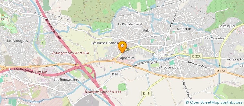 localisation de l'entreprise MADAME SANDRINE PINILLOS  PELISSANNE