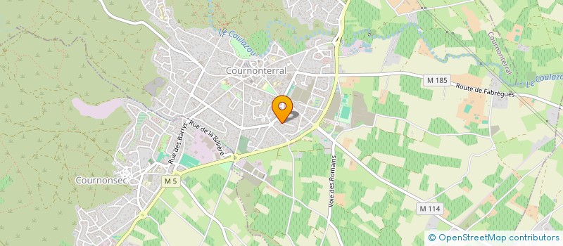 localisation de l'entreprise MADAME SANDRINE PION à COURNONTERRAL