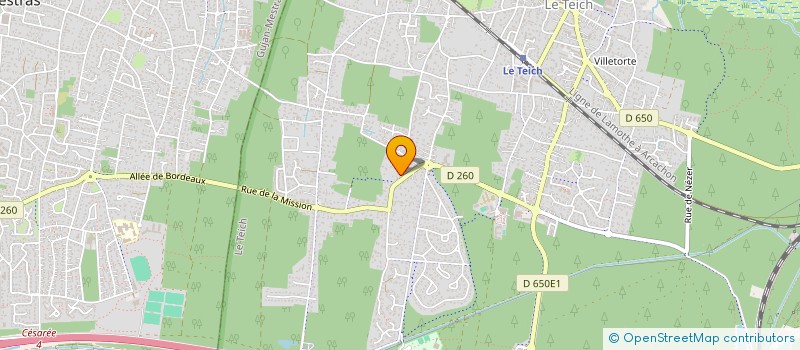 localisation de l'entreprise MADAME SANDRINE PIRES  LE TEICH