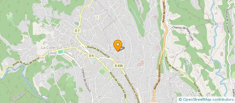 localisation de l'entreprise MADAME SANDRINE PISANI  SAINT-PAUL-DE-VENCE