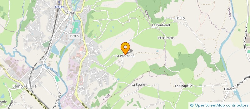 localisation de l'entreprise MADAME SANDRINE PLANTE  SAINT-AULAIRE