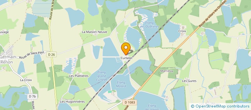 localisation de l'entreprise MADAME SANDRINE PLATARET  SAINT-GERMAIN-SUR-RENON