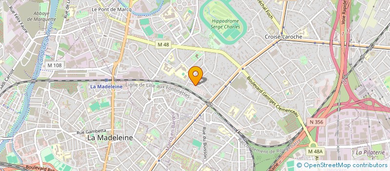 localisation de l'entreprise MADAME SANDRINE PLOUVIER à MARCQ-EN-BARŒUL