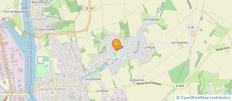 localisation de l'entreprise MADAME SANDRINE POCHERON à FRANS