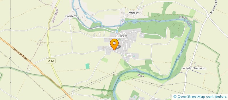 localisation de l'entreprise MADAME SANDRINE POIRIER  SCIECQ