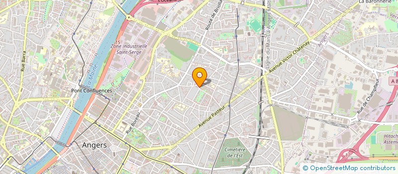 localisation de l'entreprise MADAME SANDRINE POIROUX  ANGERS