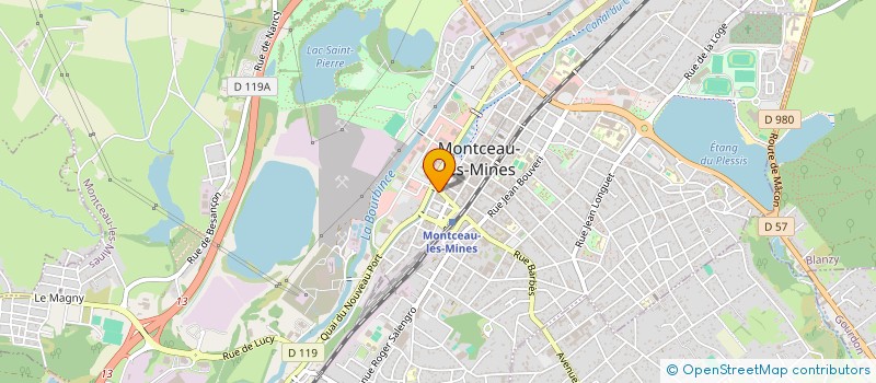 localisation de l'entreprise MADAME SANDRINE POIZEAU à MONTCEAU-LES-MINES