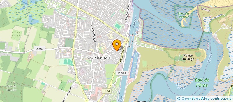 localisation de l'entreprise MADAME SANDRINE POMMIER  OUISTREHAM