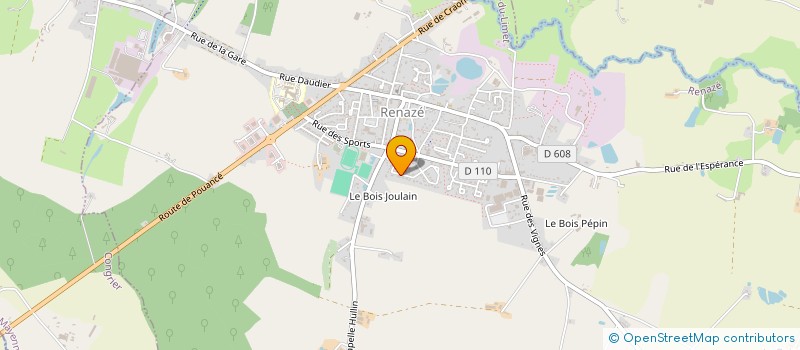 localisation de l'entreprise MADAME SANDRINE POMPAGNINI  RENAZE