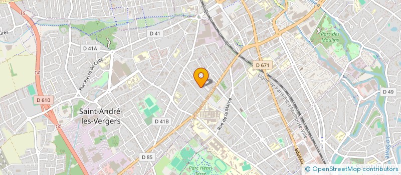 localisation de l'entreprise MADAME SANDRINE PONCET  VAUCHASSIS