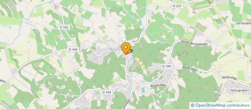 localisation de l'entreprise MADAME SANDRINE PONSOLLE  ROUSSILLON