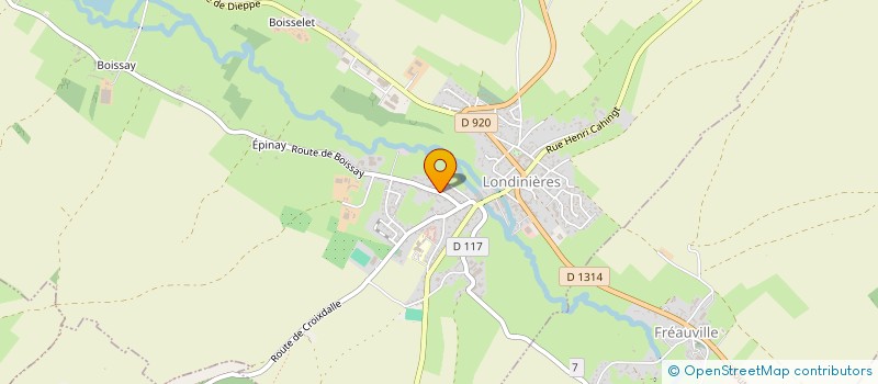 localisation de l'entreprise MADAME SANDRINE PONSOT  LONDINIERES