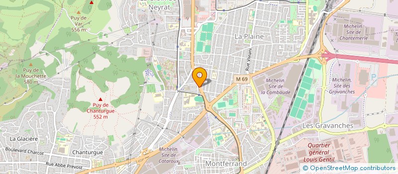 localisation de l'entreprise MADAME SANDRINE PONTOIRE  BLANZAT