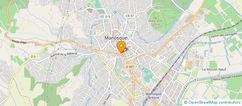 localisation de l'entreprise MADAME SANDRINE PORACCHIA à MANOSQUE