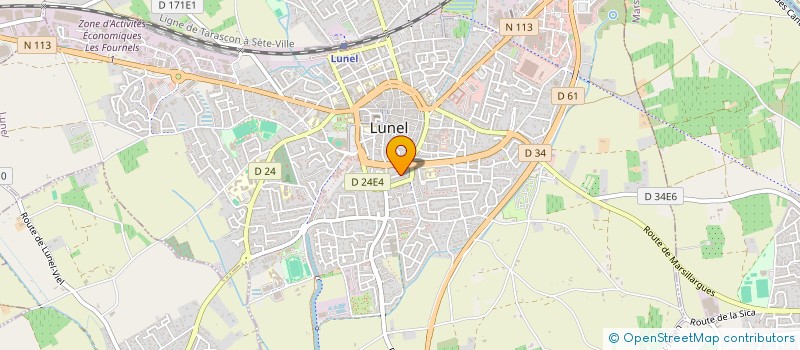 localisation de l'entreprise MADAME SANDRINE PORTALEZ à LUNEL