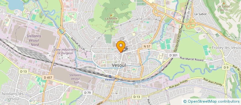 localisation de l'entreprise MADAME SANDRINE POTENZA  VESOUL